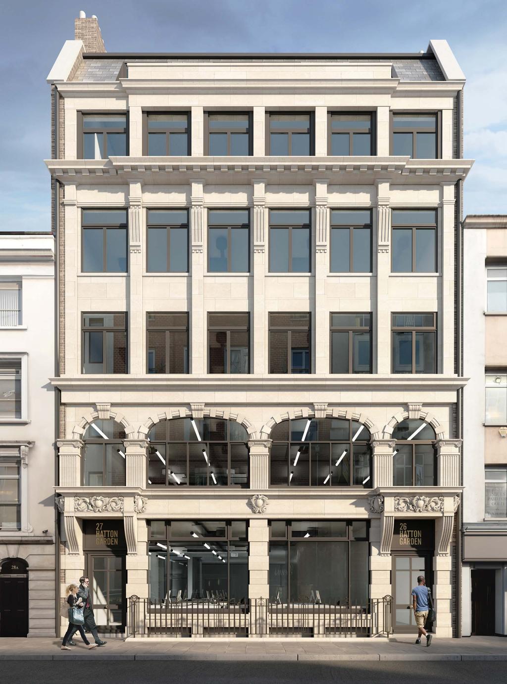 01 A SUBSTANTIAL REDEVELOPMENT OF A PERIOD BUILDING, OFFERING 17,800 SQ FT OF CONTEMPORARY OFFICES IN AN UNRIVALLED FARRINGDON LOCATION.