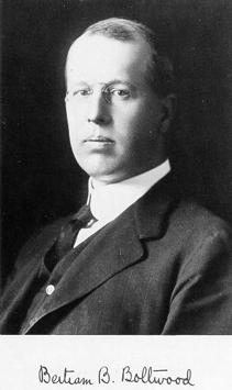Bertram Boltwood (1870-1927) Yale niversity radiochemist. Discovers the ranium - Lead decay series.