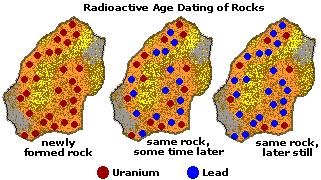 Radiometric Dating of Rocks Can tell when a rock solidified: Uranium has a half life of 4.5 billion years Oldest rocks on Earth: Acasta gneiss in Canada s Northwest Territories are 4.