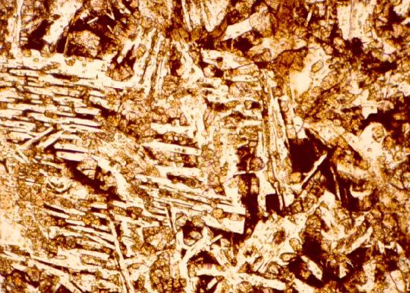 Plagioclase: Plagioclase in the melt rock portion is An 92-98. Hansen et al. (1979) have studied the trace elements in plagioclase in the anorthosite.