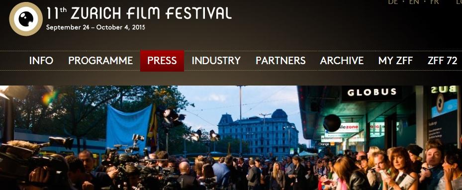 Zurich Film Festival (2015)
