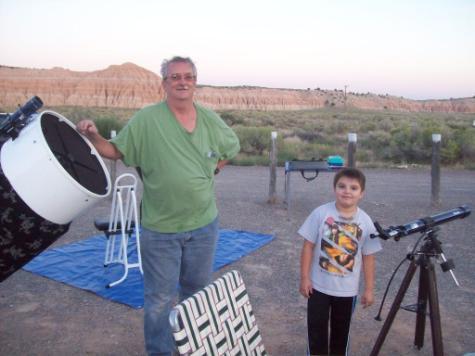 Fred Rayworth: Observer from Nevada I originally observed the main galaxy on January 17, 2009 from my regular dark sky location at Redstone Picnic Area on the north shore of Lake Mead.