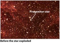 is ejected into space at high speeds The luminosity of the star increases suddenly by a