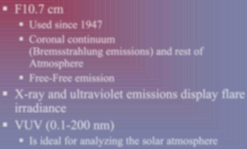 and rest of Atmosphere Free-Free emission X-ray and ultraviolet