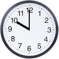 (10) d. 60 ID : ph-7-lines-and-angles [14] At 10:00 o'clock, hour hand of the clock will be at 10 and minute hand will be at 12.