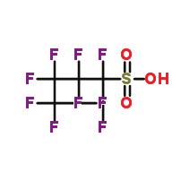Perfluoroheptanoic acid (C 7 HF 13 O 2 ) Perfluoroundecanoic acid (C 11 HF 21 O 2 ) Perfluorobutanesulfonic acid (C 4 HF 9 O 3 S) Perfluorobutyric acid (C 4 HF 7 O 2 ) Perfluorooctanoic acid (C 8 HF