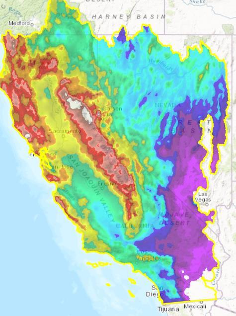 Winter Storm West Coast FINAL Current Situation: Rain and snow will slowly come to an end over northern/central California by this morning.