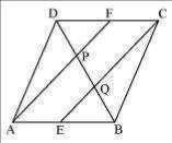In a parallelogram ABCD, E and F are the mid-points of sides AB and CD respectively (see the given figure). Show that the line segments AF and EC trisect the diagonal BD.