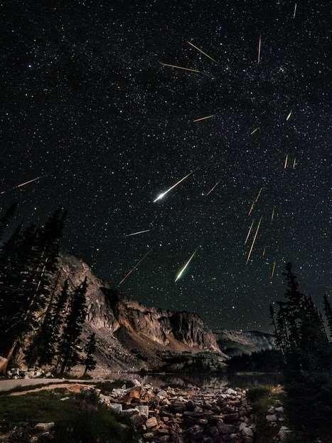 Meteors As they fall through the atmosphere, friction from air molecules heat the surface of the meteor and melt/break it apart.