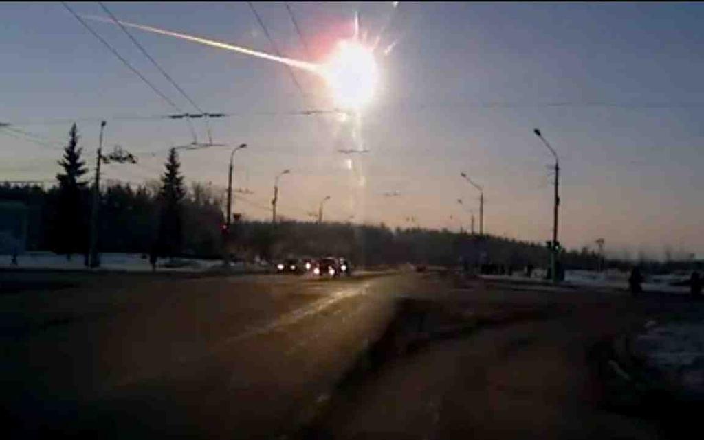 The Chelyabinsk Impact of 2013! This impact occurred over Russia on Feb. 15, 2013!
