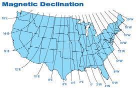 Magnetic Declination You must account for the fact that the