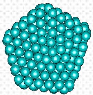 Amorphous solid a solid where the particles are not arranged in a regular, repeating