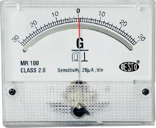 Galvanometers (Deprez Instruments) Microammeter ( alapműszer ) Deprez device Spec.