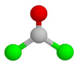 Type AX 3 The Cl-C-Cl bond angle will be less than 120 0