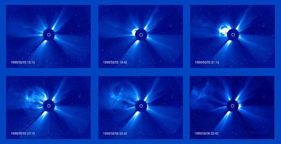 Solar Activity 3 Coronal Mass Ejections Very large release of energy and