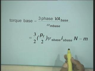 Similarly, i sbase by root 2. So that what we see here is very very important relationship that is 3 phases VA base comes out to be equal to 3 by 2 times the voltage base into current base.