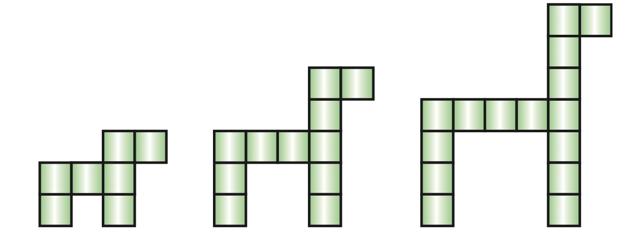 GENERAL MATHEMATICS 2018 4. The Llama shapes have been made using blocks. Llama 0 Llama 1 Llama 2 Let B n be the number of blocks used to make the nth Llama shape.