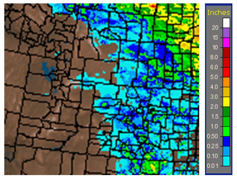 6/23/2015 NIDIS Drought and Water Assessment PRECIPITATION The images above use daily precipitation statistics from NWS COOP, CoCoRaHS, and CoAgMet stations.