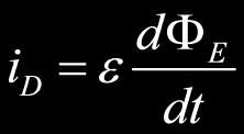Slide 17 / 24 Displacement Current Density The current Density equation is the same as that of a