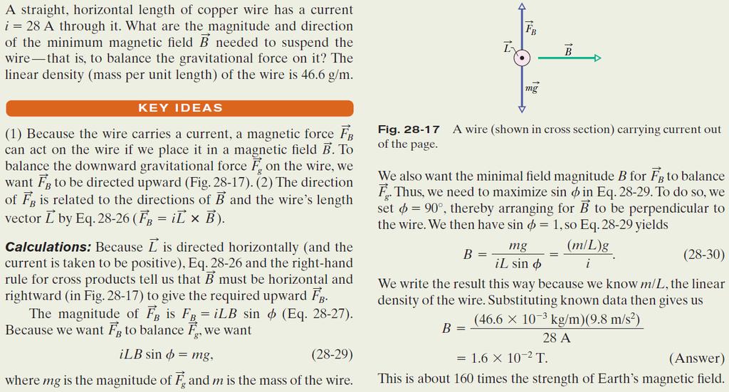 Example, Magnetic Force
