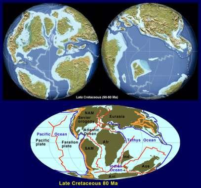 Mesozoic era (251-65 mya) a major impact almost