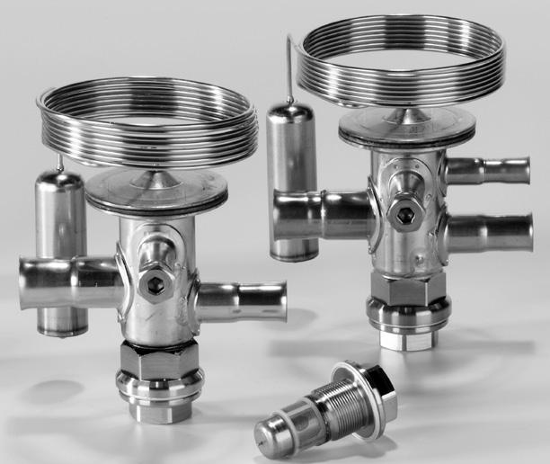 Thermostatic expansion valves, type A/AE Introduction A/AE valves are made of stainless steel and are therefore very suitable for refrigeration systems in the food industry.