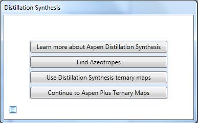 4.06. The Distillation Synthesis window pops up. 4.07.
