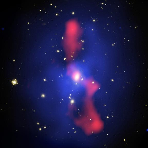 The Energetic Universe Black Holes Growing SMBH MS0735.