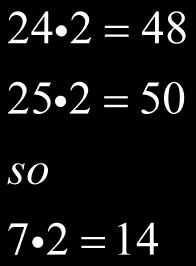 24 What is the length of the third side? Slide 7 () / 14 2 What is the length of the third side? Slide 8 / 14 6 2 + 8 2 = 2 OR 36+ 64 = 2 0 = 2 6 = 13 8 2 What is the length of the third side?