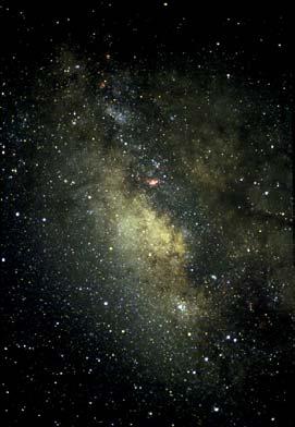 The Galactic Center (visible