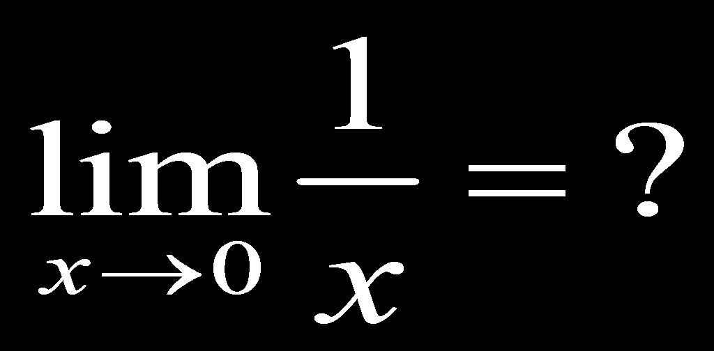 Infinite Limits We can define a limit like this as having a value of positive infinity or negative infinity: If the value of a function gets larger and larger without a bound, we say that the limit