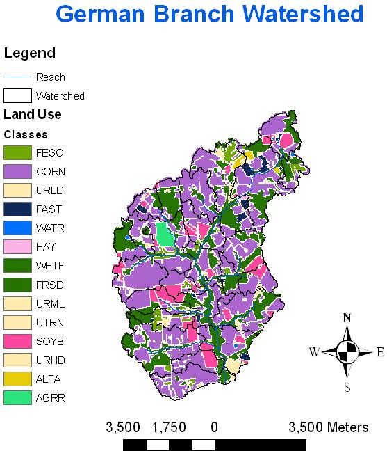 Site Characteristics Watershed Area: ~50 km 2 Dominant Upland Soils: Ingleside Sandy Loam Slopes: 2-5% Land Uses: Agriculture