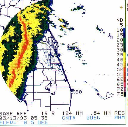 Storm of the Century - 1993 Squall Line Destructive Thunderstorms Strong