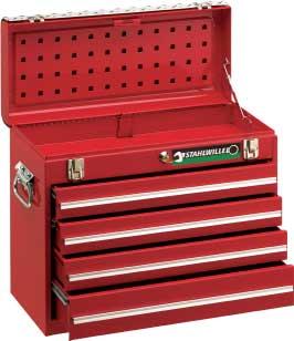 00 W = Width, H = Height, D = Depth 326/3 Tool box with 3 drawers and a safety lock.