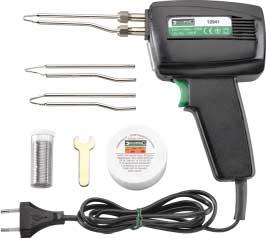 Soldering iron L mm g S 77490002 9 60 0.00 327 Torch Made of high-impact polycarbonate resin developed for space use. Focussed beam; with light deflector.
