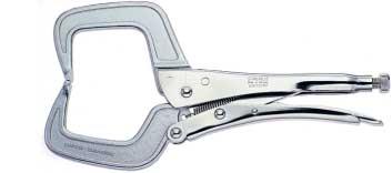 00 6566 Pipe welders self grip wrench with quick release lever, Chrome Vanadium.