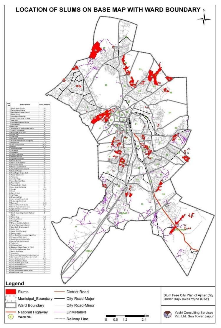 Location of Slums Imposed