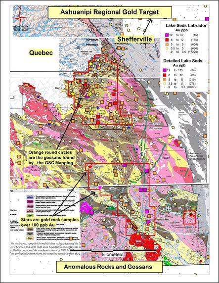 Ashuanipi Success of exploration in Quebec suggests potential for discovery in Labrador No real modern day systematic exploration program has ever been undertaken in the area, mostly prospecting for