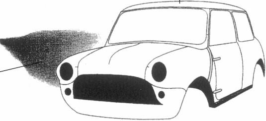 21. (a) One method of painting a car uses electrostatics. A paint spray produces paint droplets, all of which are given a positive charge. The car body is given a negative charge.