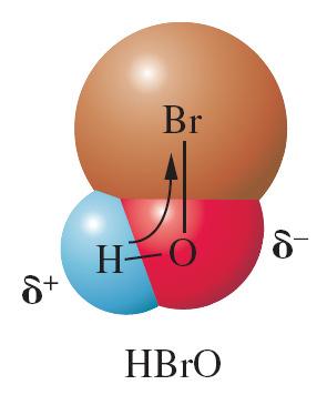 You can predict the following order of acidic strength. HOCl > HOBr > HOI Other groups, such as O atoms or O-H groups, may be attached to Y.