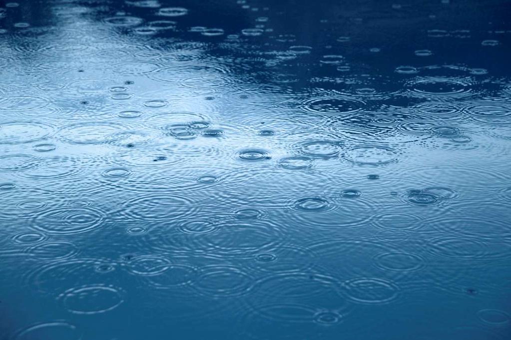Rain brings water to living things. In the air water vapor cools.