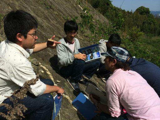 KYUSHU UNIVERSITY Geological Surveying (Field mapping of structures) Economic B4, M1, M2 Geology Students, Laboratory Dept.