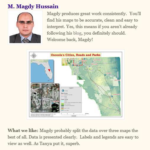 What we like: Magdy probably split the data over three maps the best of all.