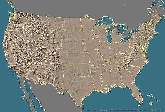 Name: Date: Sculpted by Floods: Before the Film A. Warm-up: Mapping Activity Below is a landforms map of the United States.