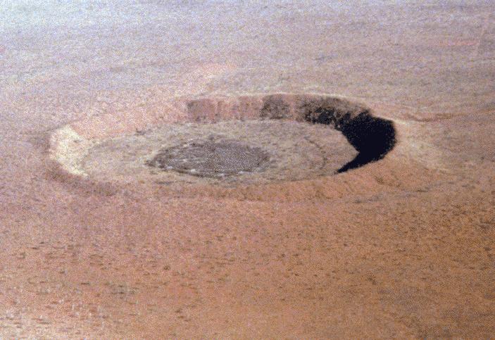 Wolf crater, Australia- 300,000 years