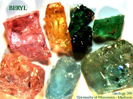 COLOR: A given mineral can occur in a wide range of colors which may depend only on very minor differences in composition. Also, two different minerals may display identical colors.