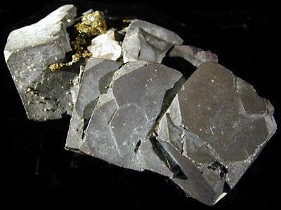 Galena (PbS) is a mineral in the sulfide group.