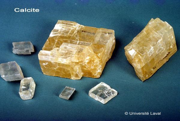 Calcite comprises the marine sedimentary