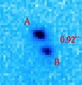 PHL5038 = SDSS J222030.68-004107.3 B=18, UKIDSS K=16.7 Resolved at 0.92 (=55AU projected) L8 companion (T~1500K, M~0.