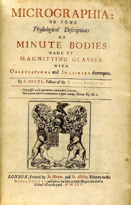 (1665): Hooke s design microscope